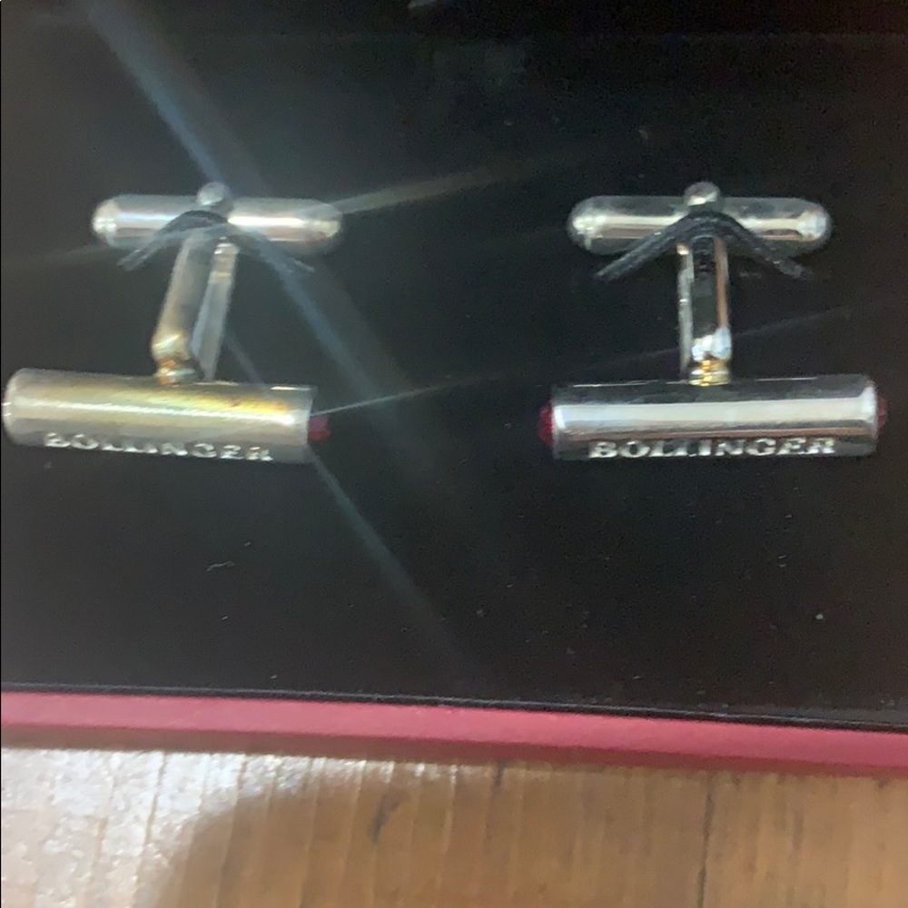 Bollinger Silver Cufflinks - Picture 4 of 5